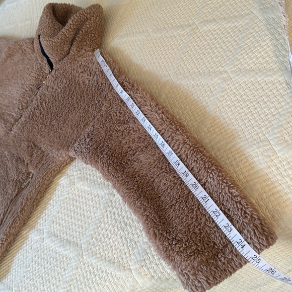 Tommy Hilfiger, polar fleece, camel Brown jacket, size Small - Picture 3 of 7